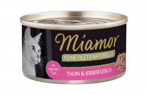 Miamor Feine Fillets Naturelle Thun&Krebs 12x80g